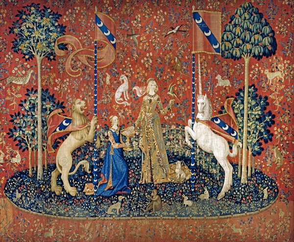 Tapestry of the Lady with the Unicorn: "The Taste"