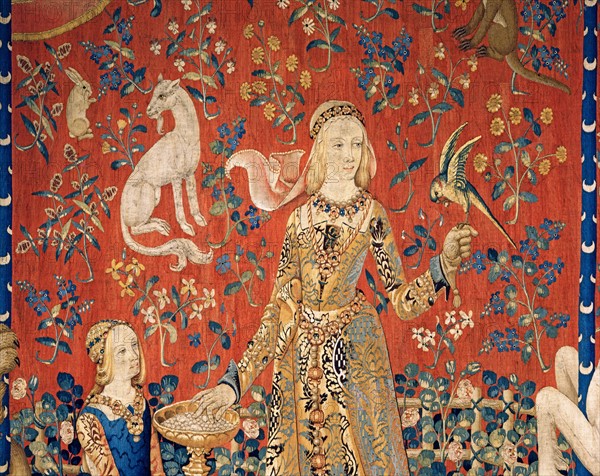 Tapestry of the Lady with the Unicorn: "The Taste"