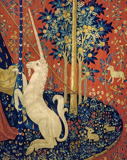 Tenture de la Dame à la Licorne : "L'Odorat"