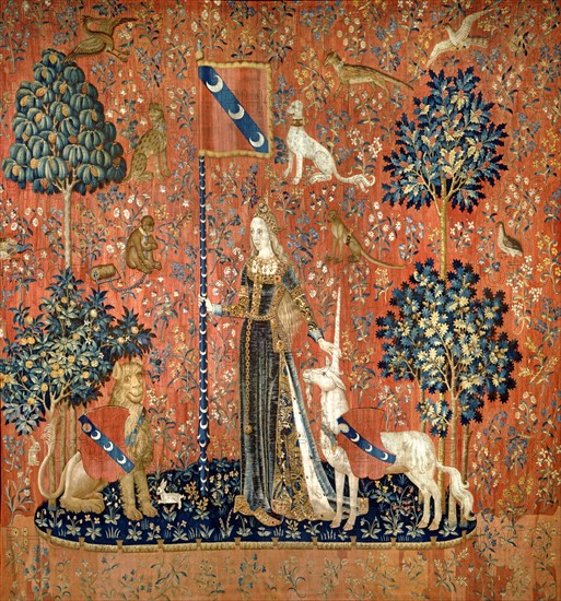 Lady with Unicorn Tapestry: "The Touch"