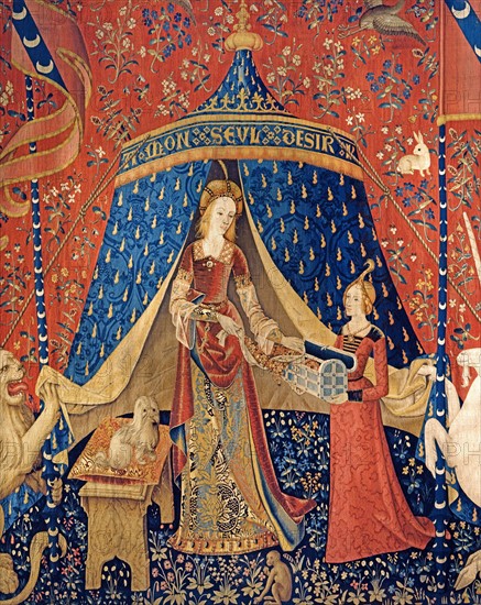 Tapestry of the Lady with the Unicorn: "My only wish"