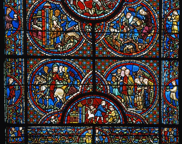 Vitrail de la cathédrale Notre-Dame de Chartres