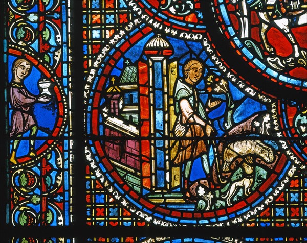 Vitrail de la cathédrale Notre-Dame de Chartres