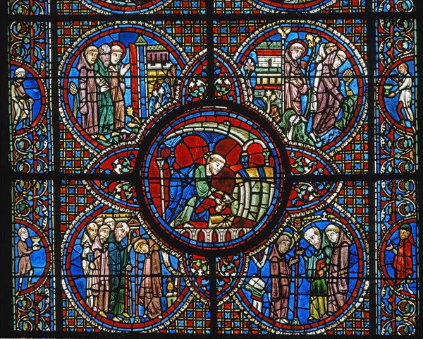 Vitrail de la cathédrale Notre-Dame de Chartres