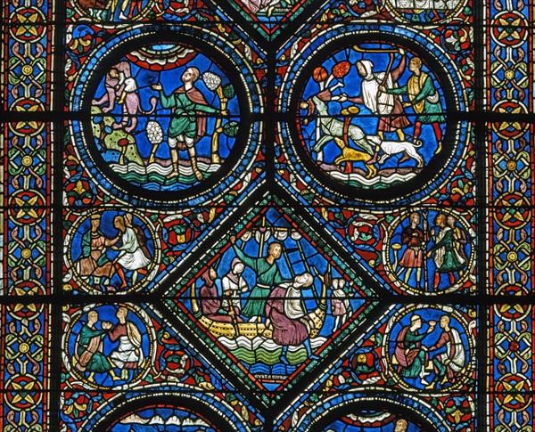 Vitrail de la cathédrale Notre-Dame de Chartres