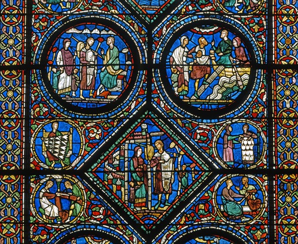 Vitrail de la cathédrale Notre-Dame de Chartres