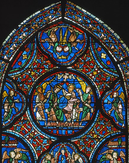 Vitrail de la cathédrale Notre-Dame de Chartres