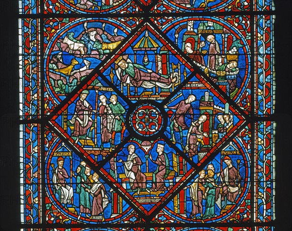 Vitrail de la cathédrale Notre-Dame de Chartres