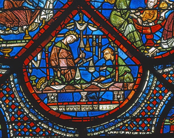 Vitrail de la cathédrale Notre-Dame de Chartres