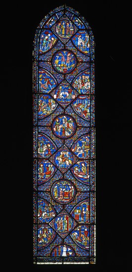 Vitrail de la cathédrale Notre-Dame de Chartres