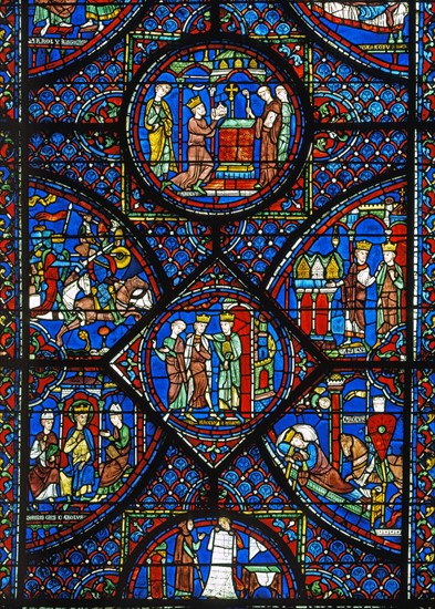 Vitrail de la cathédrale Notre-Dame de Chartres