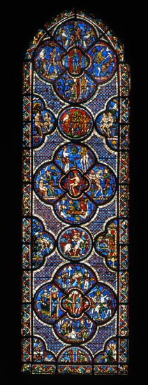 Vitrail de la cathédrale Notre-Dame de Chartres