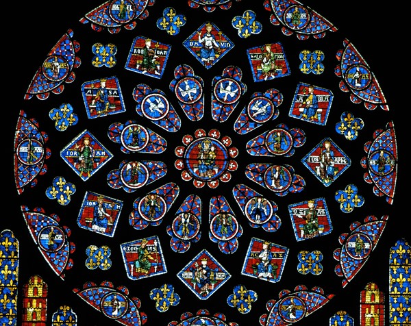 Vitrail de la cathédrale Notre-Dame de Chartres