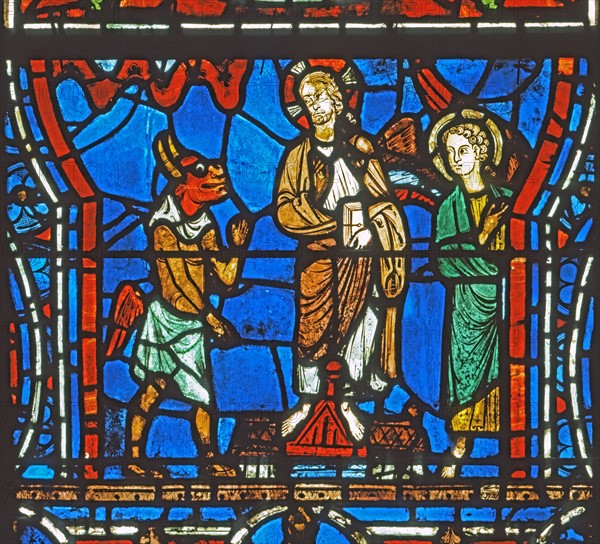 Vitrail de la cathédrale Notre-Dame de Chartres