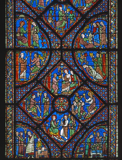 Vitrail de la cathédrale Notre-Dame de Chartres