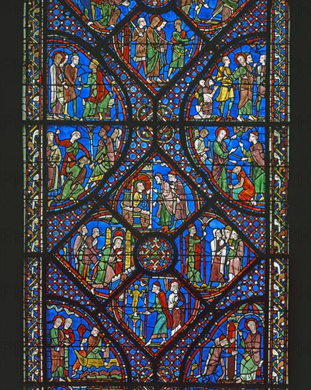 Vitrail de la cathédrale Notre-Dame de Chartres