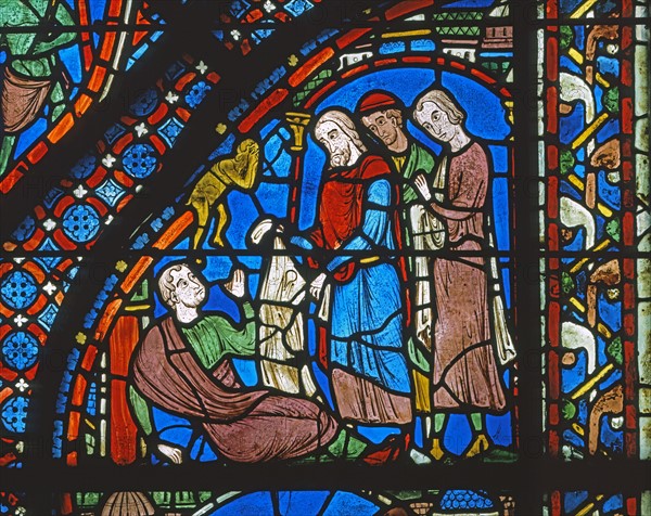 Vitrail de la cathédrale Notre-Dame de Chartres