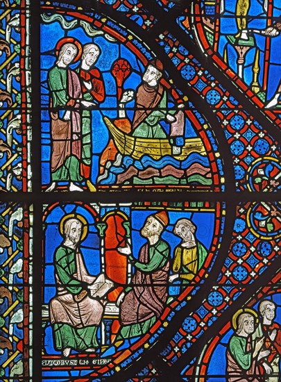 Vitrail de la cathédrale Notre-Dame de Chartres