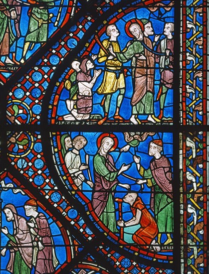 Vitrail de la cathédrale Notre-Dame de Chartres