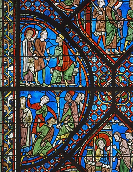 Vitrail de la cathédrale Notre-Dame de Chartres