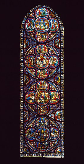 Vitrail de la cathédrale Notre-Dame de Chartres