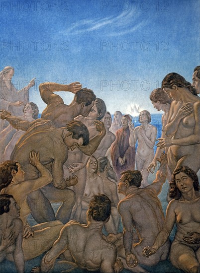 "La Divine Comédie", le Purgatoire : les âmes débarquent sur la plage de l'Antipurgatoire