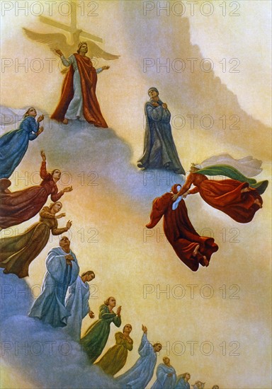 "The Divine Comedy", Paradiso: Dante and Beatrice meet Emperor Justinian
