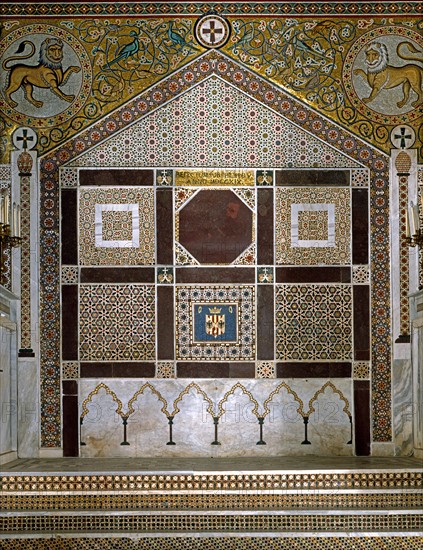 Trône royal de la chapelle palatine de Palerme