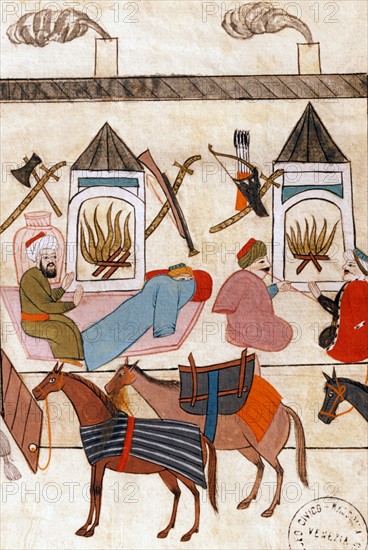 Inside a caravan (detail)