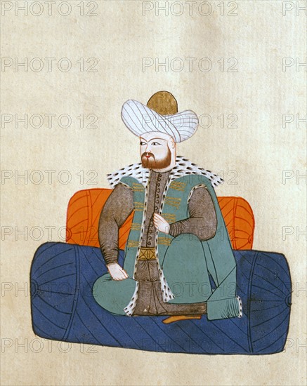 Mourad II, sultan de l'Empire Ottoman de 1421 à 1444, puis de 1446 à 1451