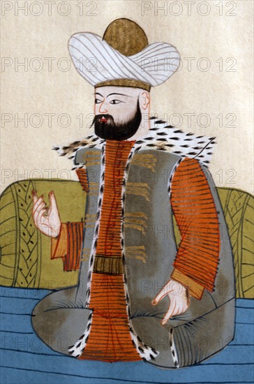 Bayezid I, sultan of the Ottoman Empire from 1389 to 1402 (detail)