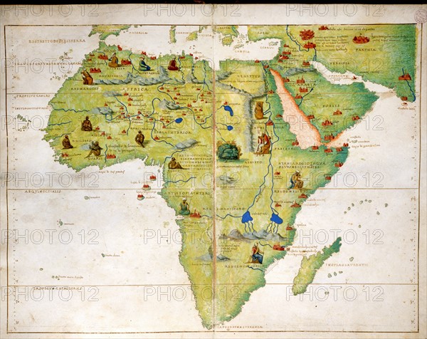 Map of the African Continent