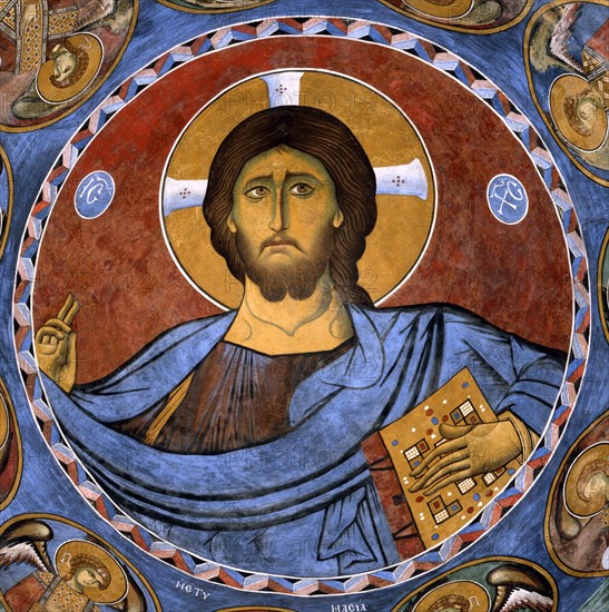 Christ Pantocratore de l'église de Panagia Arakiotissa