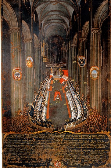 Closing session of the Council of Trent in 1563