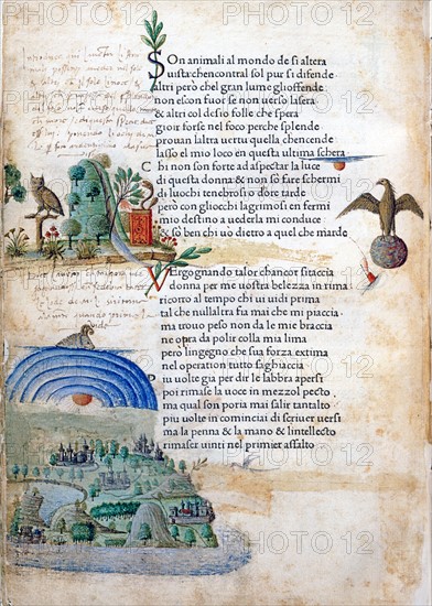 Illustration des "Canzoniere e Trionfi" de Pétrarque