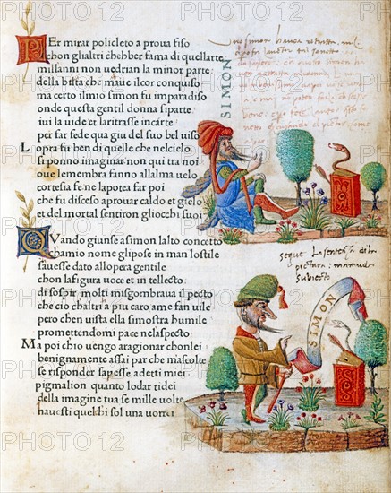 Illustration des "Canzoniere e Trionfi" de Pétrarque