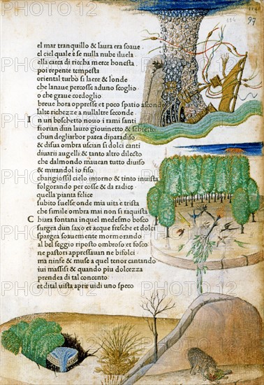 Illustration of Petrarque's "Canzoniere e Trionfi