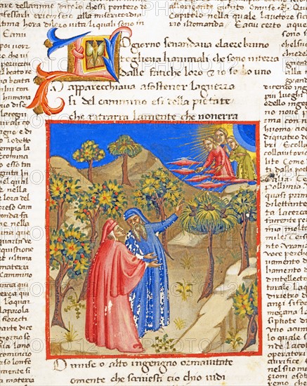 "The Divine Comedy", Hell: Virgil shows Dante the way to salvation