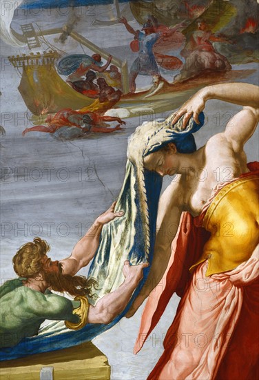 Tibaldi, Ino sauve Ulysse lors de son naufrage (détail)