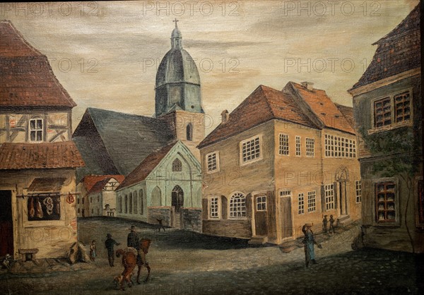 Warmholz, Street scene in Eisleben