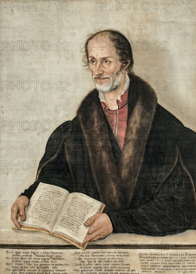 Cranach le Jeune, Portrait de Philippe Mélanchthon