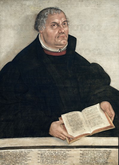 Cranach the Younger, Portrait of Martin Luther