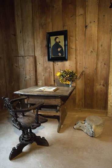 Intérieur du Château de la Wartburg à Eisenach.