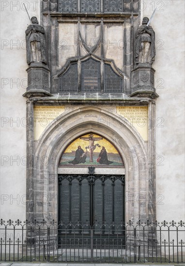 Portail de la Schlosskirche de Wittemberg