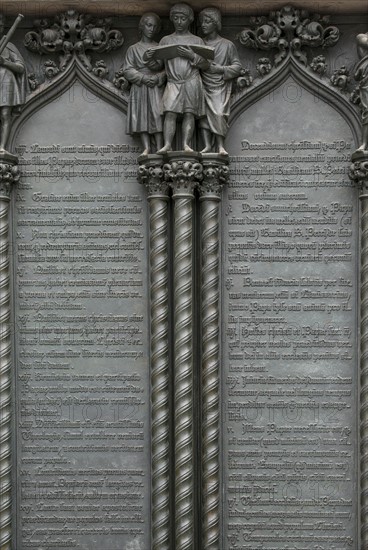 Portail de la Schlosskirche de Wittemberg (détail)