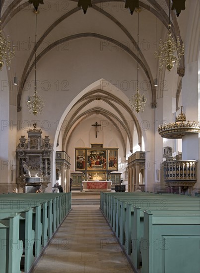 Nef de l'église paroissiale Sainte-Marie de Wittemberg