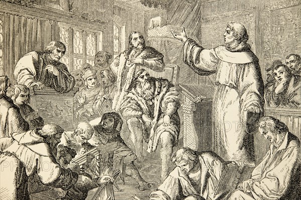 Martin Luther's life: the Leipzig dispute between Luther and Jean Eck