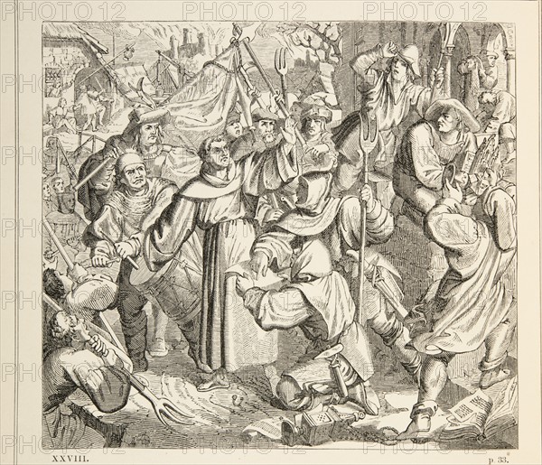 The life of Martin Luther: Luther's Preach in Seeburg against the peasant revolt