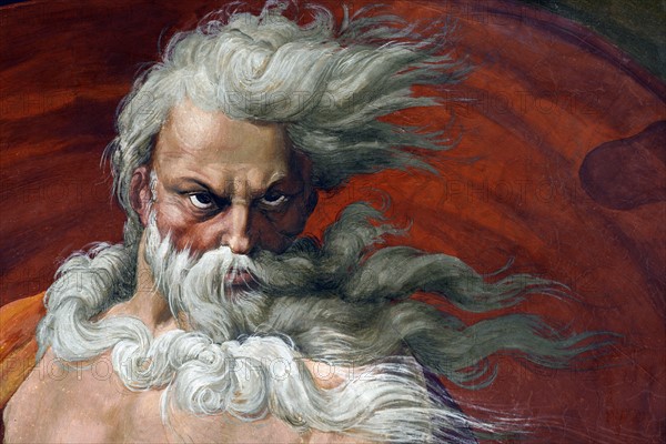 Tibaldi, Aeolus gives off the winds to Ulysses (detail)