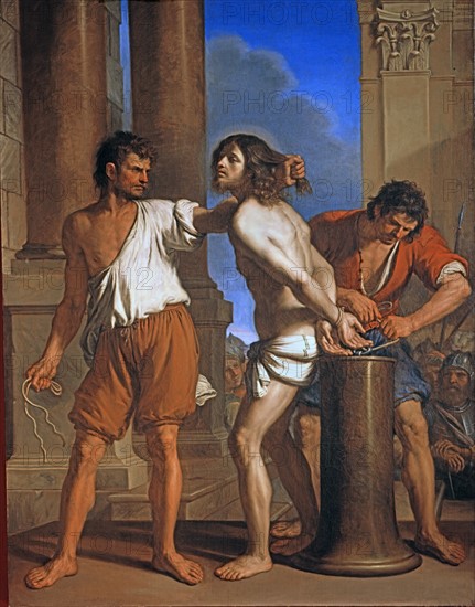 Le Guerchin, La Flagellation du Christ